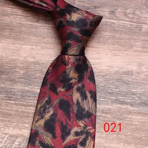 Men stylish patterned necktie business casual retro floral print tie accessory for formal wear