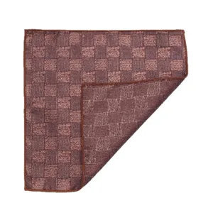 Men's classic woven pocket square formal suit handkerchief stylish pocket accessory red