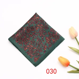 Pochette de costume florale pour homme mouchoir formel affaires mariage accessoire.