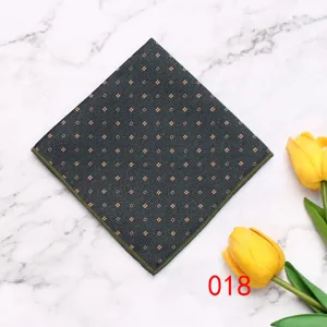 Men's stylish pocket square with geometric pattern, elegant suit suit accessory for formal wear.