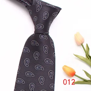 Classic Men Paisley Silk Tie Business Casual Necktie Wedding Groom Gift Accessories