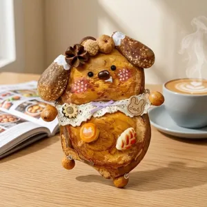 Handmade natural seed pod cute doll pendant DIY craft gift for girlfriend home decor cute.