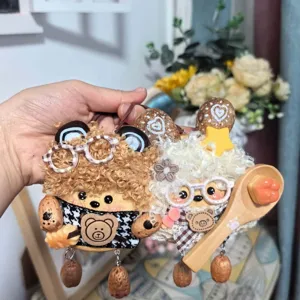Handgemachte süße Pärchen Bohnenkapsel Puppen kreatives Plüschtier Geschenk für Freundin