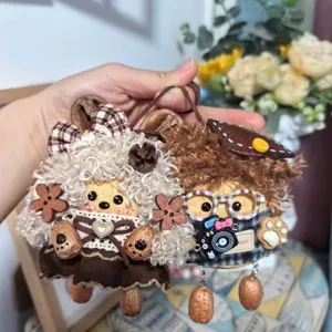 Handgemachte Paar Samenkapsel Puppen kreative DIY Handwerk fertige Geschenke für Freundin