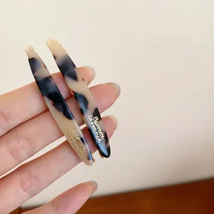 Pinzas de pelo de acetato carey elegante pasador francés accesorios para el cabello