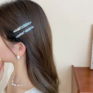 Pinza de pelo con estampado de leopardo acrilico primavera verano pasador elegante mujer