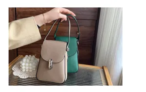 Genuine leather mini mobile phone bag women 2026 new top layer cowhide small handbag fashion