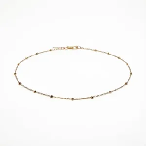 Minimalist fashion gold waist chain with delicate round beads for women summer chic style
