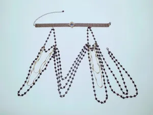 Dark style multi-layer body chain shoulder chain gothic fashion jewelry accessory item