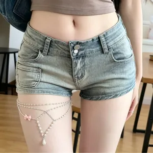 Multi-layer pearl bow leg chain sexy thigh body jewelry fashion beach accessory alloy