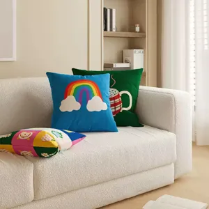 Skandinavischer Kissenbezug Sofa Wohnzimmer Kissen Buero Lendenkissen mit Fuellung