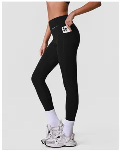 Mayra psilomesa pantelonia yoga me tsepes plaiou gia fitness athlitika legging