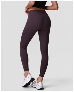 High-Waist Yoga Leggings mit Taschen, elastische Fitness Sport Jogginghose Damen.