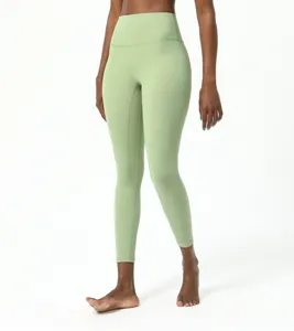 Women high waist yoga pants sage green fitness activewear stretch athletic leggings 9/10