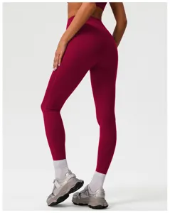 Leggings yoga push up vita alta pancia piatta fitness corsa sport abbigliamento