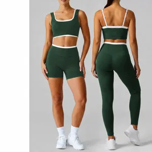 Set Sportivo da Yoga per Donna Reggiseno Sportivo e Leggings Activewear