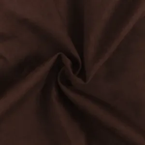 Ύφασμα γιόγκα διπλής όψης από νάυλον και σπάντεξ κύρια όψη σε καφέ χρώμα με απαλή υφή