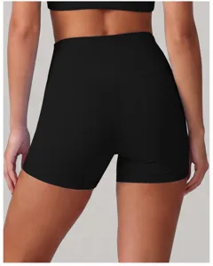 Hoge taille butt lift yoga shorts voor vrouwen, strakke fitness sportbroek cycling.