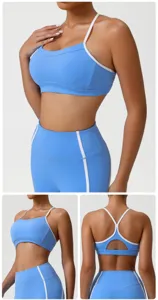 Découvrez notre soutien-gorge de sport respirant et top de yoga au design dorsal élégant.