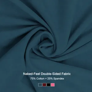 Tessuto in nylon spandex double-face sensazione nuda per abbigliamento sportivo leggings yoga.