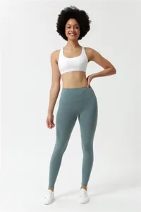 Completo leggings da yoga vita alta e reggiseno sportivo donna fitness abbigliamento sport.