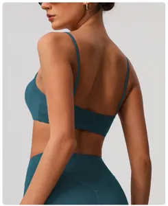 Reggiseno sportivo traspirante da donna top da yoga fitness allenamento corsa palestra