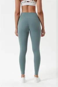 Pantaloni da yoga a vita alta da donna, leggings sportivi push-up, fitness traspiranti.