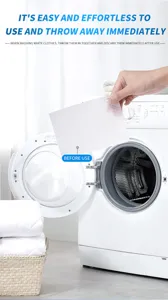 Feuille absorbante de couleur de blanchisserie anti-teinture machine à laver linge