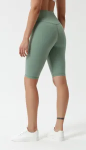 Shorts de yoga taille haute nude feel pour femmes, pantalon 5 pouces brosse pour fitness.