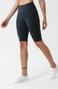 Short de yoga taille haute pour femme, short de sport doux avec contrôle du ventre pour le fitness.
