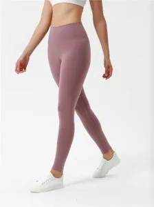 Pantaloni da yoga sportivi a vita alta da donna, leggings elastici per fitness e sport.