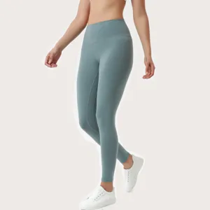 Leggings sportivi a vita alta da donna, pantaloni da yoga elasticizzati e traspiranti.