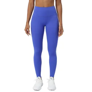 Pantalon de Yoga Taille Haute pour Femme Athlétique Fitness Gym Leggings Nylon Spandex Extensible Workout Activewear Running