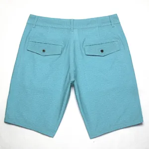 Shorts de plage homme bleu clair séchage rapide avec deux poches arrière surf décontracté