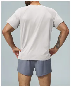 Men's quick-dry short-sleeve athletic t-shirt for outdoor fitness, training and casual wear