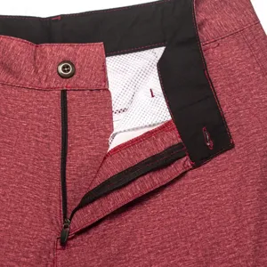 Short de bain homme séchage rapide surf plage pantalon court élastique rouge mode été