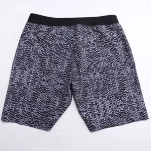 Shorts de bain homme séchage rapide taille élastique sport surf fitness gris foncé