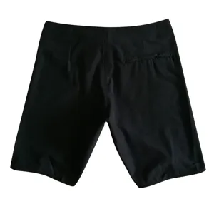 Pantaloncini Mare Uomo Neri Asciugatura Rapida Elastici Spiaggia Surf Costume con Tasca Posteriore