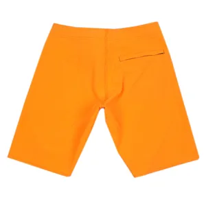Pantaloncini da bagno arancioni da uomo pantaloncini da surf asciugatura rapida retro