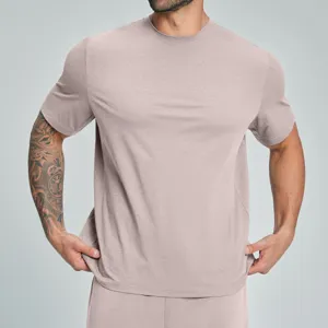 Men's Quick Dry Athletic T-Shirt Moisture Wicking Short Sleeve Crew Neck Top Casual Running Fitness Workout Sports Apparel