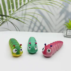 Süße Raupe Quetschspielzeug, sandgefüllte Antistress Spielzeug für Kinder und Erwachsene.