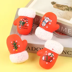Set di giocattoli antistress con guanti di Natale, simpatico giocattolo per bambini e regali.