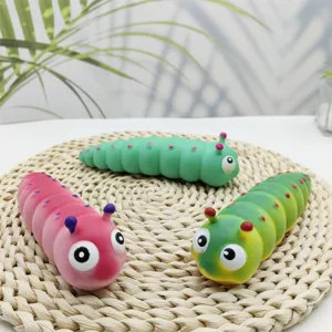 Raupe Fidget Toy Süße Dehnbare Sandgefüllte Raupe Sensorisches Spielzeug Stressabbau Weiches Quetschspielzeug