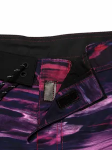 Mens quick dry board shorts euro style four way stretch swim trunks surfing shorts beach wear