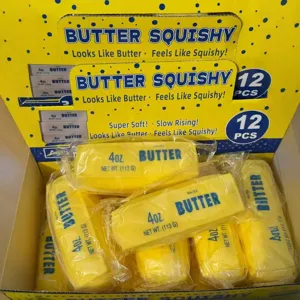 Langsam steigendes Butter Squishy Spielset, 12Stk weiches Anti-Stress Spielzeug für Kinder.