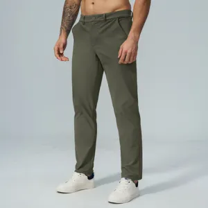 Men's Casual Golf Straight Leg Quick Drying Stretch Trousers Breathable Lightweight Outdoor Commuting Pants