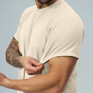 Men's Quick Dry Athletic T-Shirt Breathable Short Sleeve Crew Neck Sports Workout Fitness Running Top