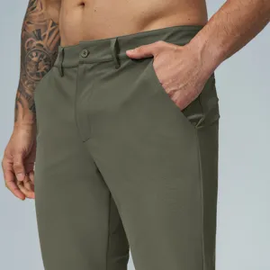 Men's soft skin-friendly golf straight-leg quick-dry casual outdoor commuter trousers