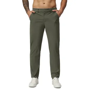 Men's quick dry golf pants casual straight leg tactical hiking trousers outdoor commute
