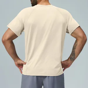Men's quick-dry athletic t-shirt casual outdoor sports fitness running breathable tee top